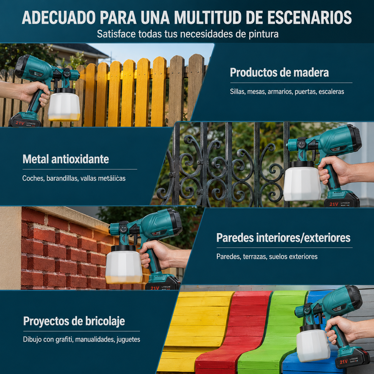 TitanSpray PRO™ - Pulverizador de Pintura Profesional Inalámbrico