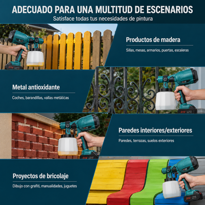 TitanSpray PRO™ - Pulverizador de Pintura Profesional Inalámbrico