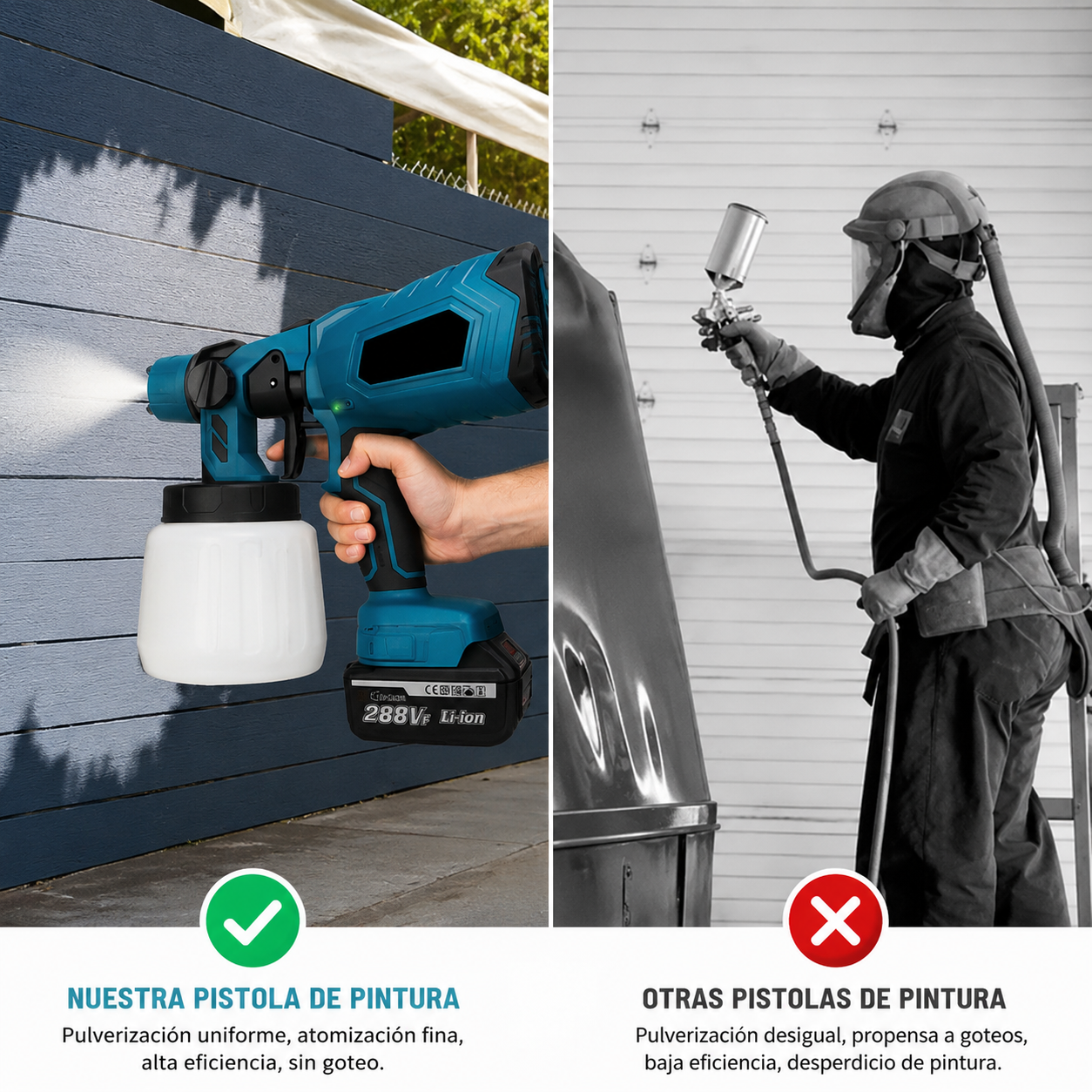 TitanSpray PRO™ - Pulverizador de Pintura Profesional Inalámbrico