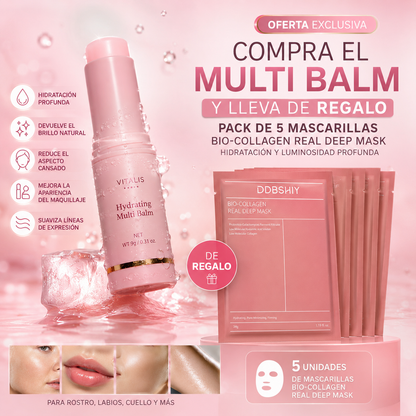 Multi Balm™ El bálsamo coreano 4 en 1 para hidratar, iluminar y suavizar la apariencia de líneas finas en segundos.