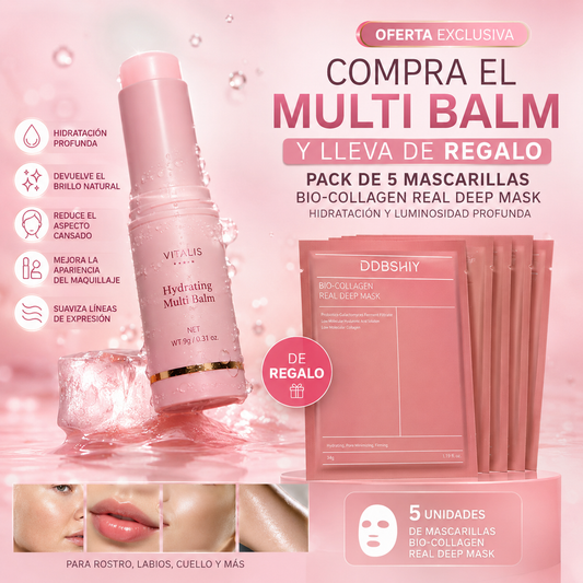 Multi Balm™ El bálsamo coreano 4 en 1 para hidratar, iluminar y suavizar la apariencia de líneas finas en segundos.