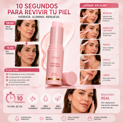 Multi Balm™ El bálsamo coreano 4 en 1 para hidratar, iluminar y suavizar la apariencia de líneas finas en segundos.