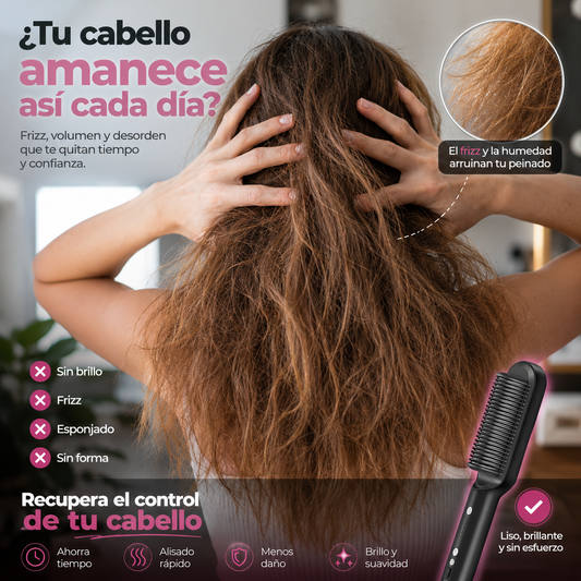 Lumia Hair™ ✓ -  Cepillo Alisador Premium | Resultados de salón desde casa
