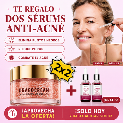 DragoCream con Retinol | La misma piel, 10 años más joven | Promoción 2x2 solo por hoy