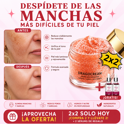 DragoCream con Retinol | La misma piel, 10 años más joven | Promoción 2x2 solo por hoy
