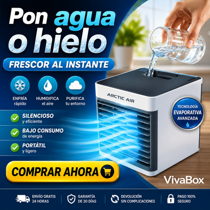 Arctic Air Ultra™ - El Mini Enfriador que Refresca tu Casa sin Gastar de Más