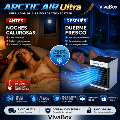 Arctic Air Ultra™ - El Mini Enfriador que Refresca tu Casa sin Gastar de Más