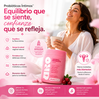 Probióticos Íntimos ™ cuidado, equilibrio y bienestar femenino