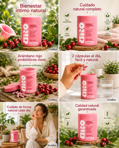 Probióticos Íntimos ™ cuidado, equilibrio y bienestar femenino