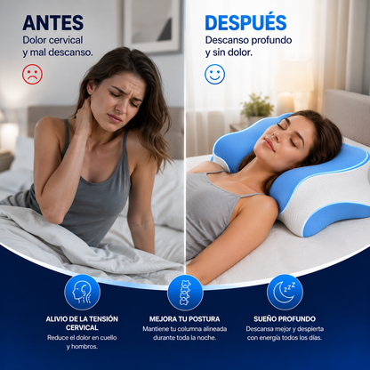 Almohada Cervical Ergonómica Premium - 15% de descuento al comprar 2 unidades