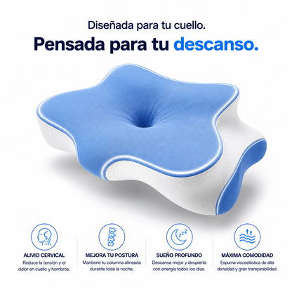 Almohada Cervical Ergonómica Premium - 15% de descuento al comprar 2 unidades